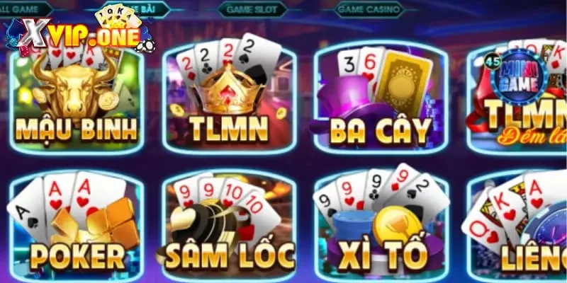 Những tựa game có thể tham gia tại Xvip